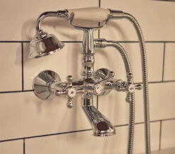 Roca Carmen Chrome Bath Shower Mixer Tap With Kit