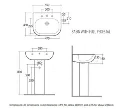 RAK Tonique 1 Tap Hole White Basin -Duravit Store M700 2023 7 24 12 5 36 433