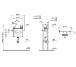 VitrA Concealed Cistern For Back To Wall Toilet -Duravit Store M700 2023 7 31 8 26 24 201