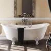 Burlington Bateau 1640 X 700mm White Double Ended Freestanding Bath -Duravit Store M700 2023 7 5 11 34 1 823
