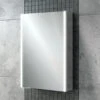 HIB Xenon 50 Single Door LED Illuminated Aluminium Cabinet - 46000 -Duravit Store M700 2023 8 2 14 49 45 335