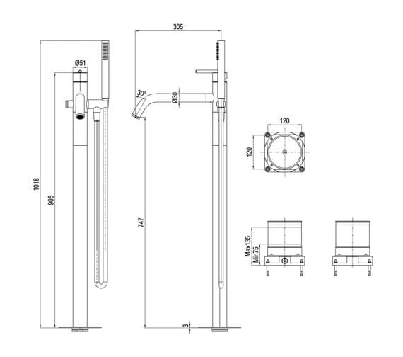 Crosswater 3ONE6 Bathroom Suite 7 Crosswater 3ONE6 Bathroom Suite - Image 5