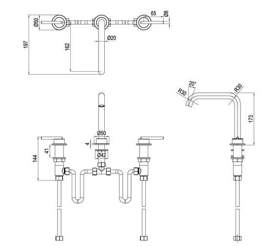 Crosswater 3ONE6 Bathroom Suite 9 Crosswater 3ONE6 Bathroom Suite - Image 7
