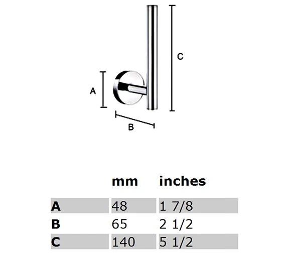 Smedbo Home Spare Toilet Roll Holder 4 Smedbo Home Spare Toilet Roll Holder - Image 2