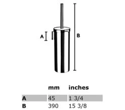 Smedbo House Wall Mounted Brush And Holder -Duravit Store QS S163 2 mn