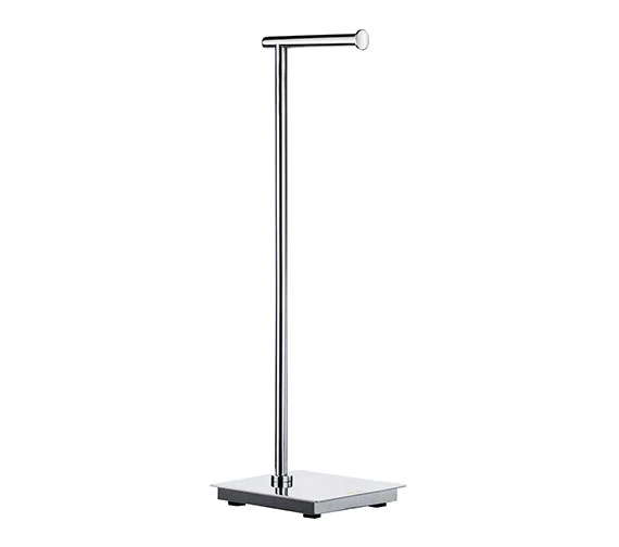 Smedbo Outline Lite Free Standing Polished Stainless Steel Toilet Roll Holder Square Base 4 Smedbo Outline Lite Free Standing Polished Stainless Steel Toilet Roll Holder Square Base - Image 2