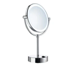 Smedbo Outline Free Standing LED Shaving And Make-Up Mirror