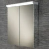 HIB Flare Double Door LED Top Illuminated Mirror Cabinet 600 X 700mm 2 HIB Flare Double Door LED Top Illuminated Mirror Cabinet 600 X 700mm -Duravit Store QS V10019 1 mn