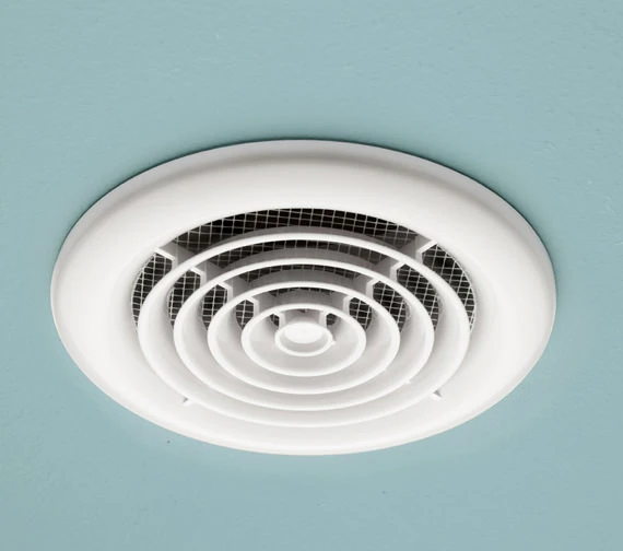 HIB Turbo Bathroom Inline Extractor Fan White 3 HIB Turbo Bathroom Inline Extractor Fan White