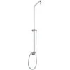 Imex Levo Chrome Shower Rigid Riser With Diverter And Integral Wall Connector -Duravit Store QS V15226 1 mn