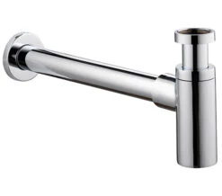 Imex Minimalistic 1.25 Inch Chrome Bottle Trap And Pipe