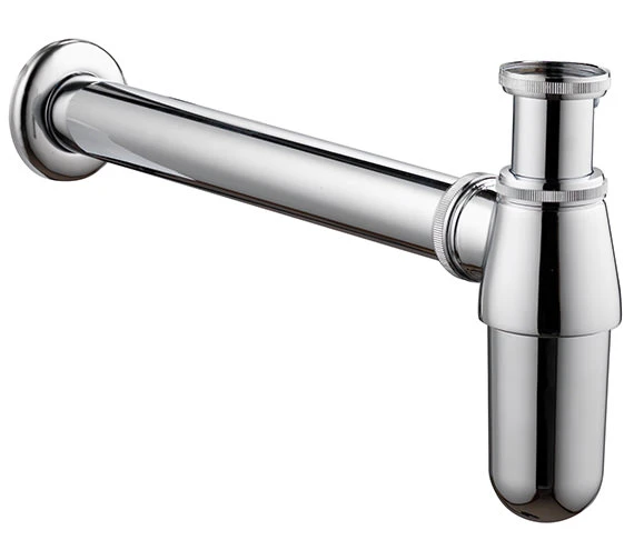 Imex Traditional 1.25 Inch Chrome Bottle Trap And Pipe 3 Imex Traditional 1.25 Inch Chrome Bottle Trap And Pipe