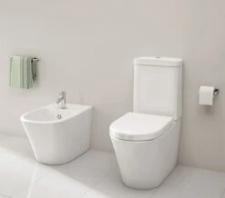 IMEX Arco White Back-To-Wall Bidet 550mm - B1088 -Duravit Store QS V15279 3 mn
