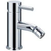 Flova Levo Single Lever Diamond Chrome Finish Bidet Mixer Tap With Clicker Waste -Duravit Store QS V15375 1 mn