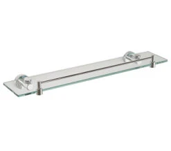 Miller Bond Glass Shelf With Guard Rail 500mm - 8702C -Duravit Store QS V15646 1 mn