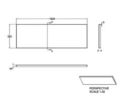 Cleargreen Bath Front Panel -Duravit Store QS V17553 2 mn