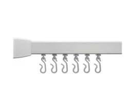 Croydex Professional Profile 800 Straight Curtain Rail -Duravit Store QS V18007 3 mn 2