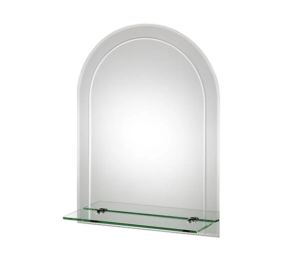 Croydex Fairfield Arch Mirror With Shelf 450 X 600mm 3 Croydex Fairfield Arch Mirror With Shelf 450 X 600mm