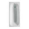 Roca Contesa Luxurious Single Ended Rectangular Steel Bath White -Duravit Store QS V19236 1 mn