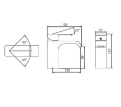 Roper Rhodes Hydra Single Lever Basin Mixer Tap With Click Waste -Duravit Store QS V19502 2 mn