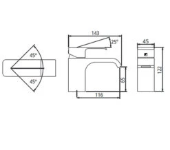 Roper Rhodes Hydra Single Lever Basin Mixer Tap With Click Waste -Duravit Store QS V19503 2 mn