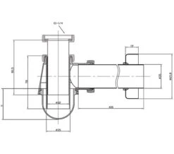 Crosswater Standard Chrome Small Bottle Trap With 400mm Pipe - BTR0406C -Duravit Store QS V21937 2 mn
