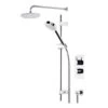 Roper Rhodes Event Round Dual Function Shower System Chrome With Fixed Head -Duravit Store QS V22422 1 mn