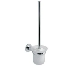 Vado Elements Chrome Toilet Brush With Frosted Glass Holder -Duravit Store QS V22478 1 mn