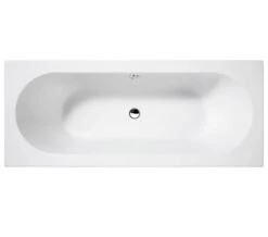 Cleargreen Verde Rectangular Double Ended White Bath 1800 X 800mm Round -Duravit Store QS V26305 1 mn