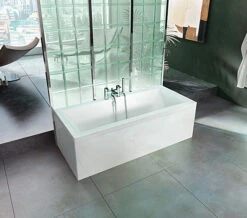 Cleargreen Enviro Rectangular Double Ended White Bath 1800 X 800mm Square