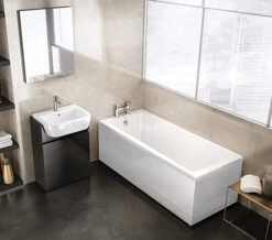 Cleargreen Sustain Rectangular Single Ended White Bath 1800 X 800mm Square