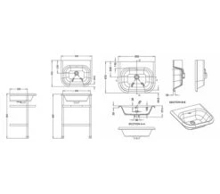 Clearwater Traditional Small Roll Top Basin With Stand -Duravit Store QS V26358 2 mn