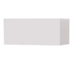 Miller New York Single Door Storage White Cabinet 590 X 275mm