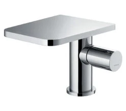 Flova Annecy Monobloc Single Lever Diamond Chrome Finish Basin Mixer Tap With Waste