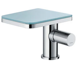 Flova Annecy Monobloc Single Lever Diamond Chrome Finish Basin Mixer Tap With Waste -Duravit Store QS V27071 1 mn