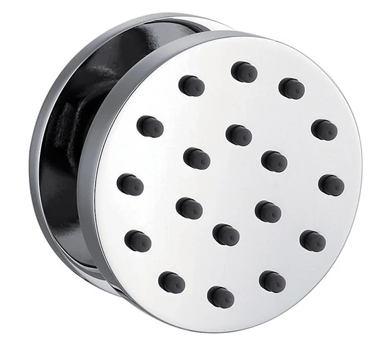 Flova Design Diamond Chrome Round Shower Body Jet 3 Flova Design Diamond Chrome Round Shower Body Jet