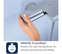 Grohe Grohtherm 1000 New Thermostatic Chrome Shower Mixer Valve -Duravit Store QS V28379 5 mn 12