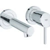 Grohe Concetto Wall Mounted 2 Hole Chrome Basin Mixer Tap 1 Grohe Concetto Wall Mounted 2 Hole Chrome Basin Mixer Tap -Duravit Store QS V28422 1 mn