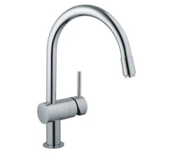 Grohe Minta Kitchen Sink Mixer Tap With Mousseur Spout