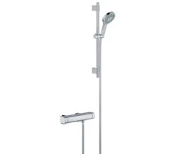 Grohe Grohtherm 2000 New Chrome Plated Thermostatic Shower Set