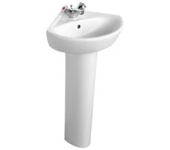 Armitage Shanks Sandringham 21 - Corner Basin 48cm With 1 Tap Hole