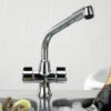 Tre Mercati Gloucester Dual Flow Mono Sink Mixer Tap -Duravit Store QS V31715 3 mn