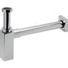 Tre Mercati Chrome Minimal Square Brass Bottle Trap 2 Tre Mercati Chrome Minimal Square Brass Bottle Trap -Duravit Store QS V31863 1 mn
