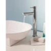 Crosswater Kai Lever Monobloc Chrome Tall Basin Mixer Tap -Duravit Store QS V38322 4 mn