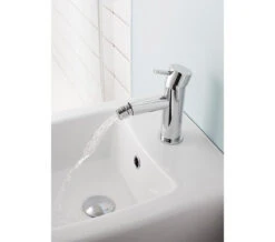 Crosswater Kai Lever Monobloc Chrome Bidet Mixer Tap - KL210DPC