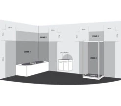 Crosswater Elite 500mm X 800mm Illuminated Dazzling LED Back Lit Mirror -Duravit Store QS V39520 3 mn