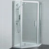 Ideal Standard Synergy Pivot Pentagon Enclosure With Silver Aluminium Frame -Duravit Store QS V40134 1 mn