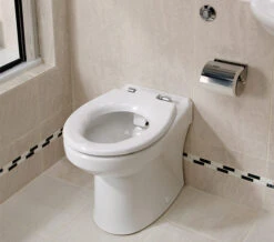 Twyford Sola White Rimless 400 Back-To-Wall WC Pan 508mm - SA1968WH -Duravit Store QS V43349 3 mn