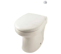 Twyford Sola White Rimless 400 Back-To-Wall WC Pan 508mm - SA1968WH -Duravit Store QS V43349 4 mn