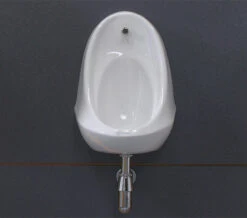 Twyford Camden 500 X 350 X 330mm Single White Urinal Bowl - VC7003WH